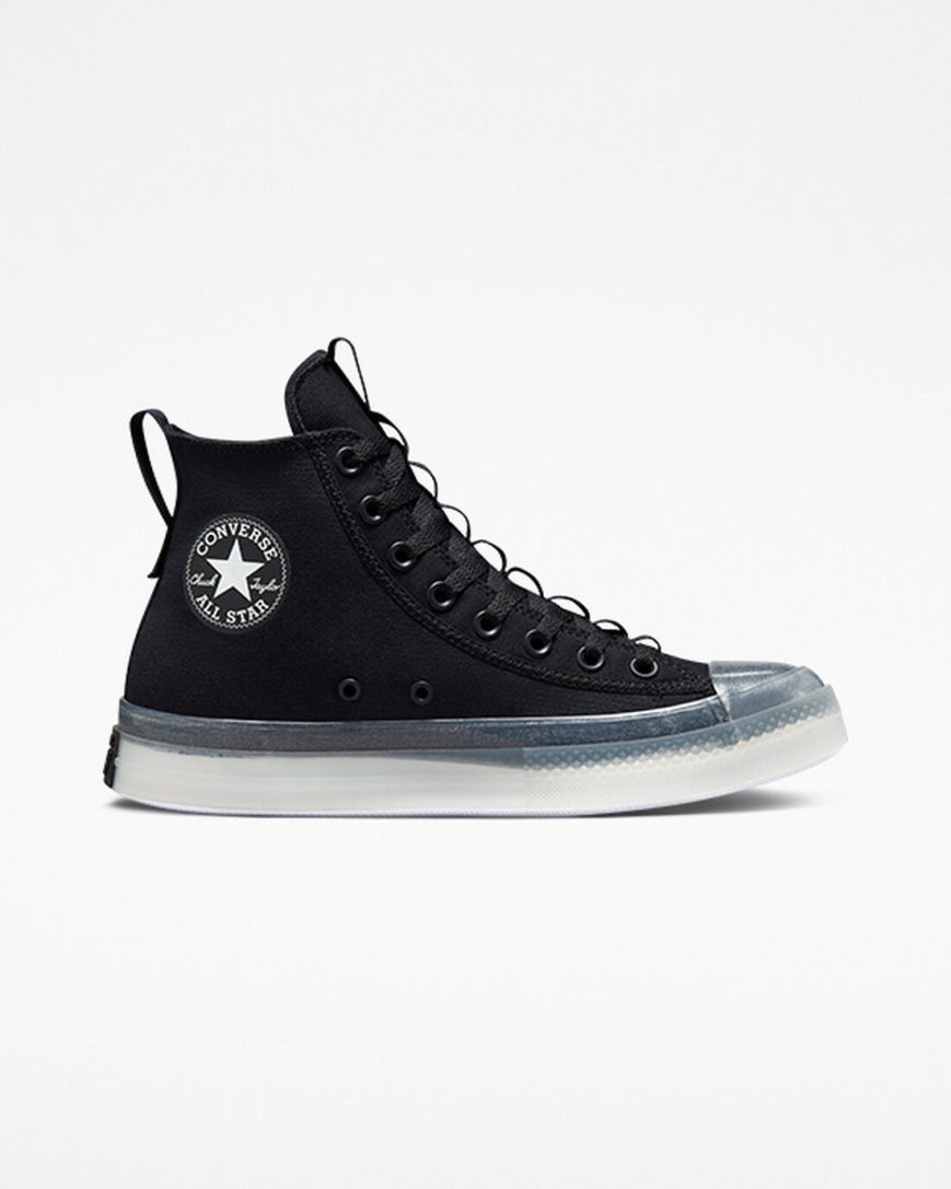 Dámské Boty Vysoké Converse Chuck Taylor All Star CX Explore Černé Bílé | CZ DBZT12